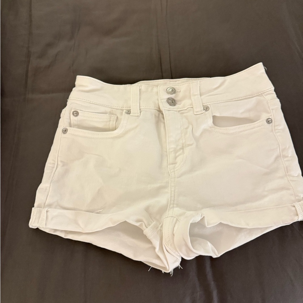 American Eagle Outfitters High Waist White Shorts